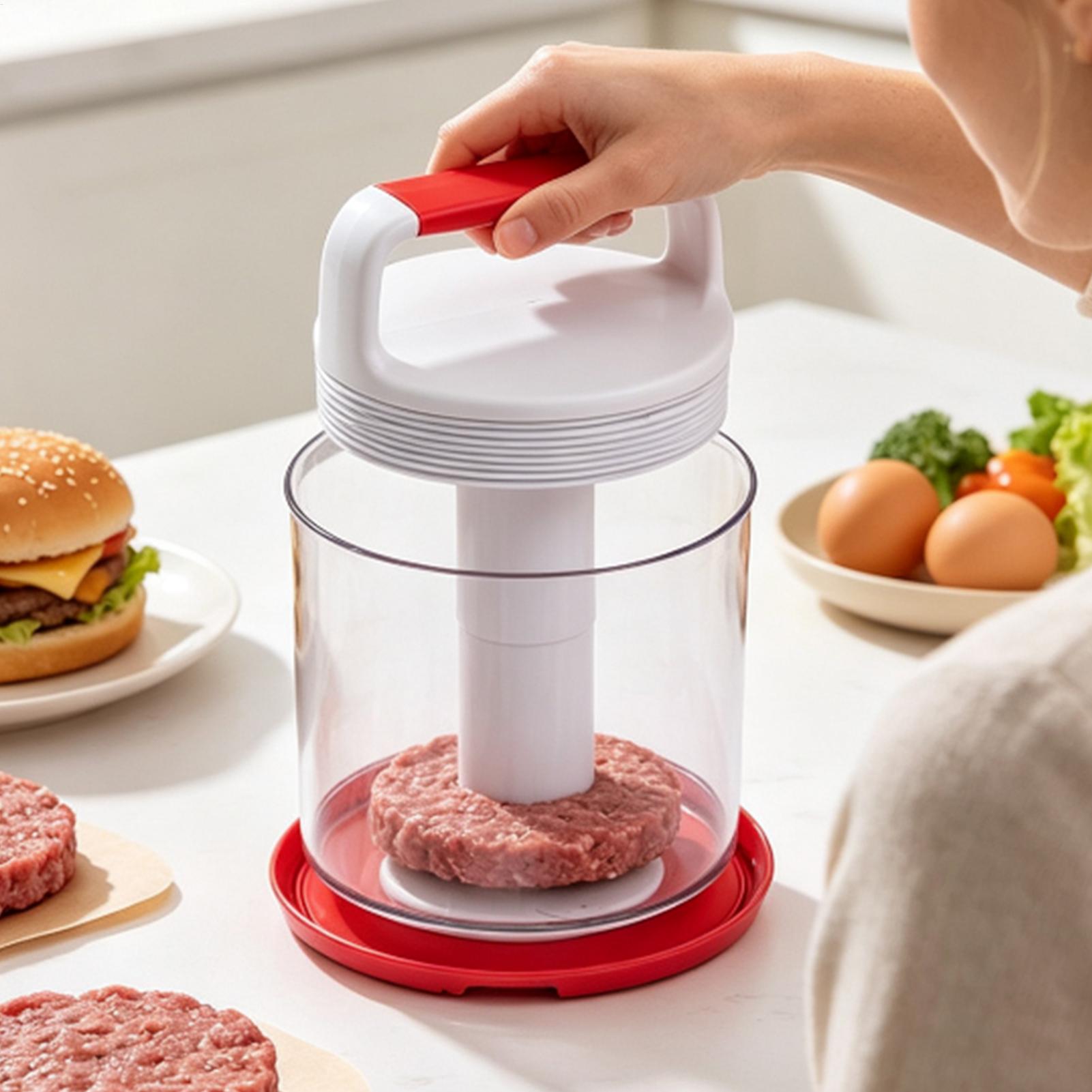 Meal Prep With Rice - Prensa para Hamburguesas, Molde Manual Redondo
