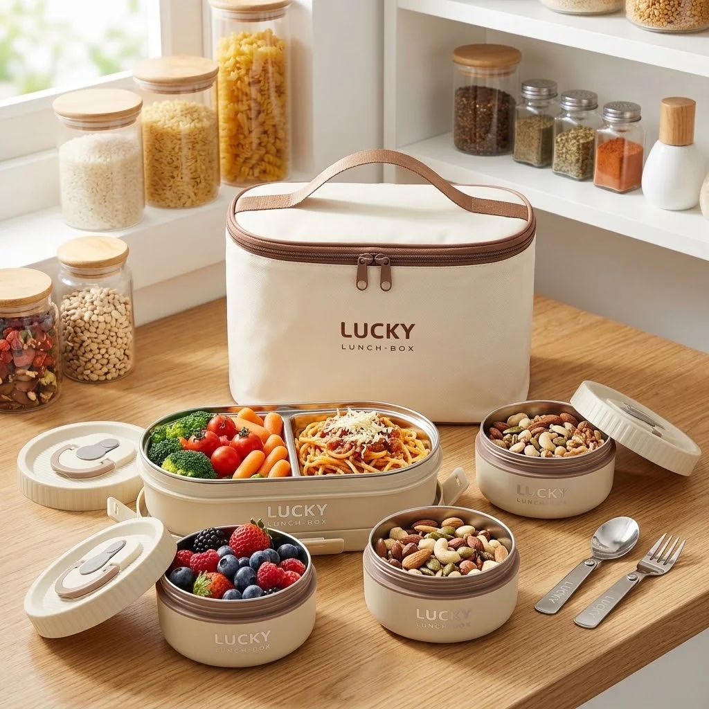 Meal Prep Or Prep Meal - Lonchera Bento de Acero Inoxidable 304