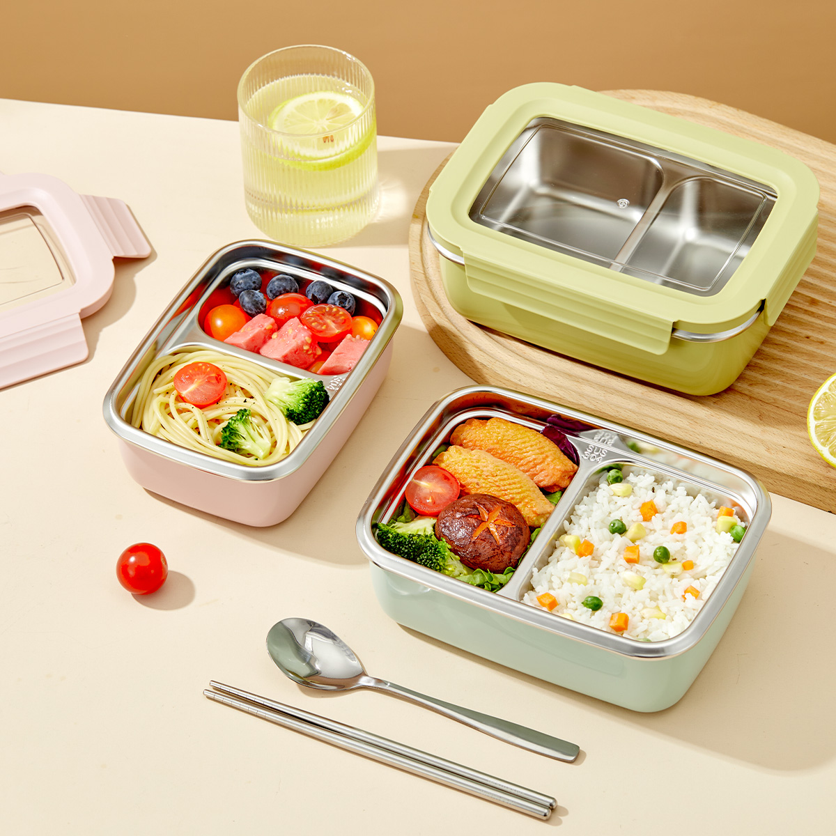 Fiambrera con compartimento de - Meal Prep Bowl reseña y precio