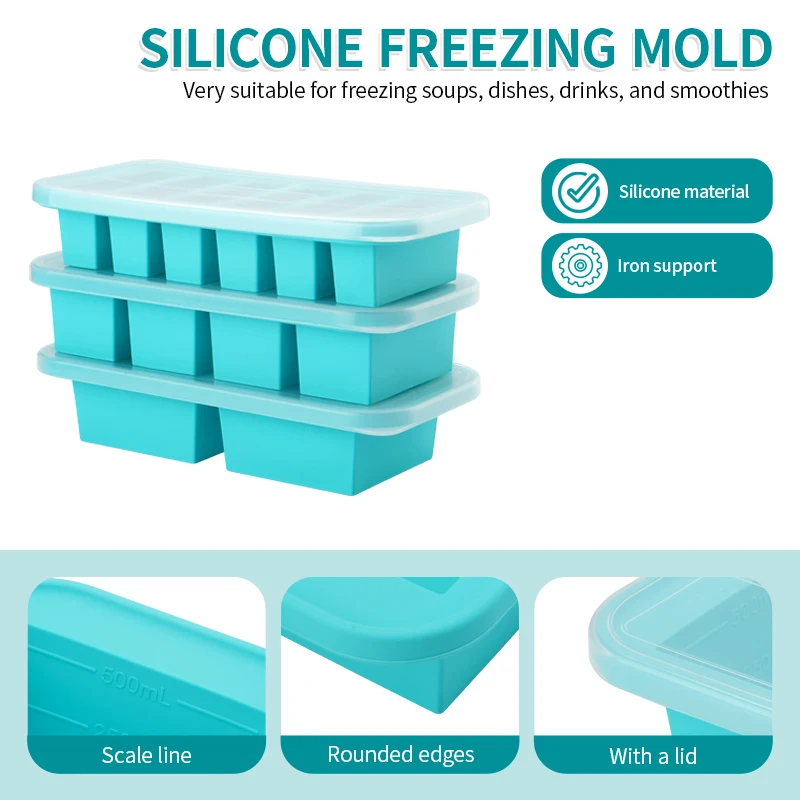 Molde de silicona para congela - Meal Prep Or Prep Meal reseña y precio