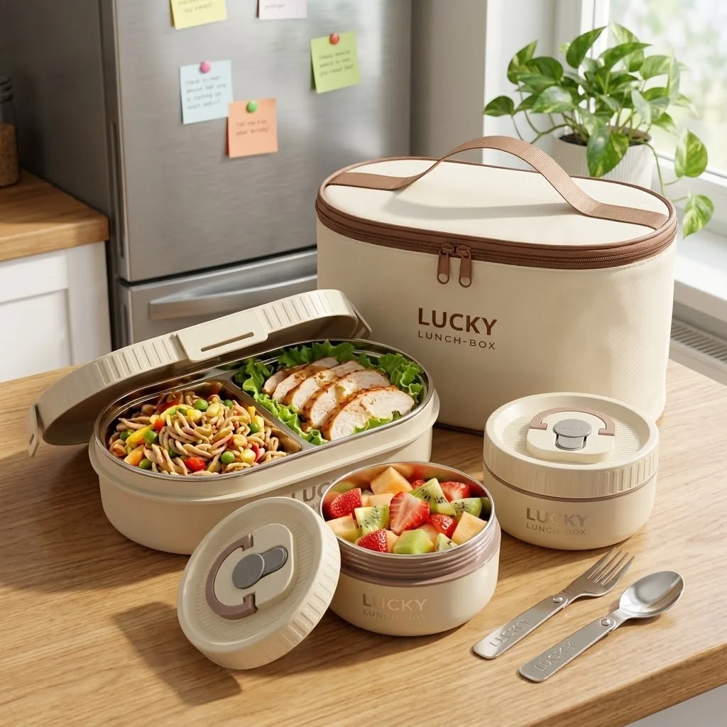 Lonchera Bento de Acero Inoxid - Meal Prep Or Prep Meal reseña y precio
