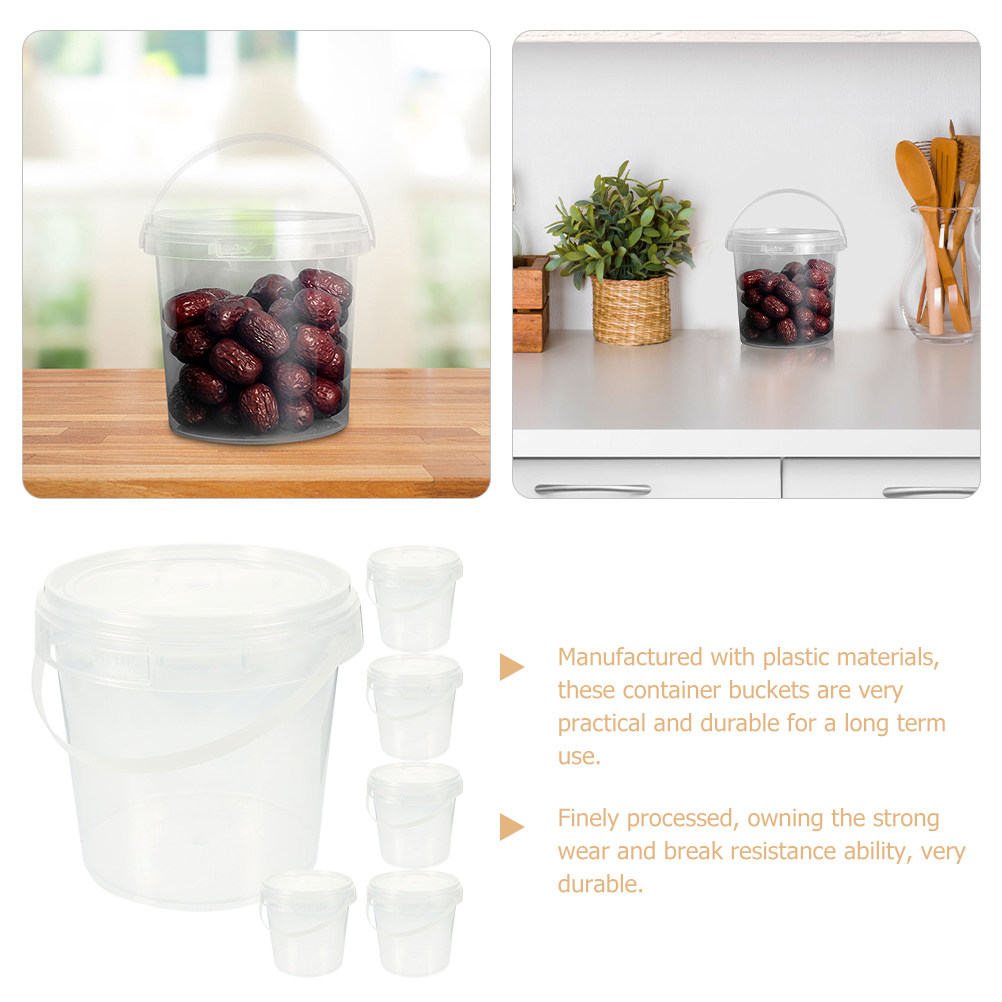 6 cubos de plástico transparen - Meal Prep With Rice reseña y precio